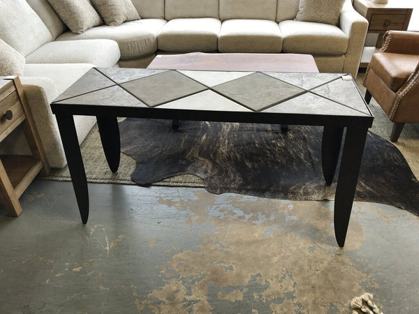 Metal Table w/ Tile Top