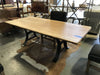 40"- 43" W X 90" L Jointed Elm Live Edge Table