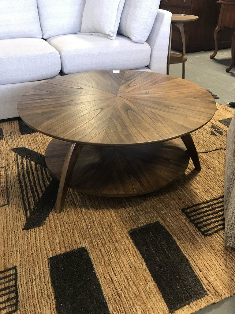 Sunburst Inlay Coffee Table