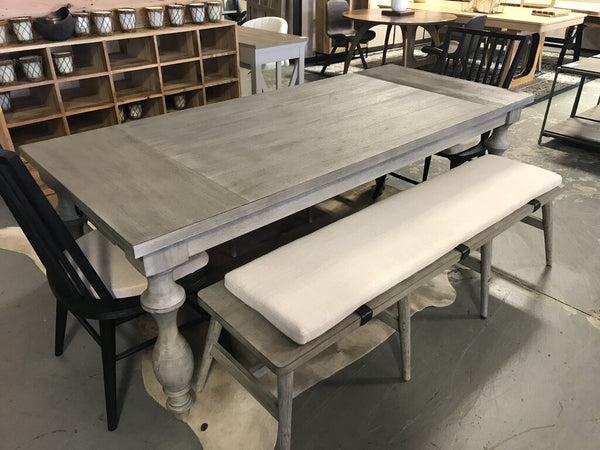 Haverty Table with 2 Benches & 2 Chairs