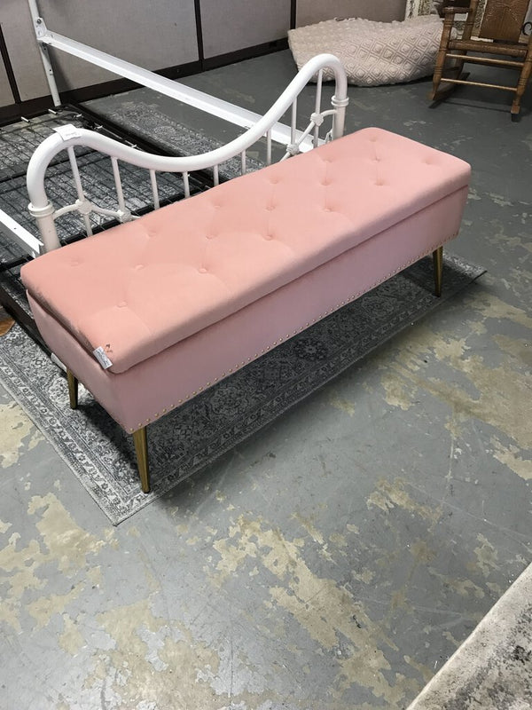Achilles Storage Bench-Pink