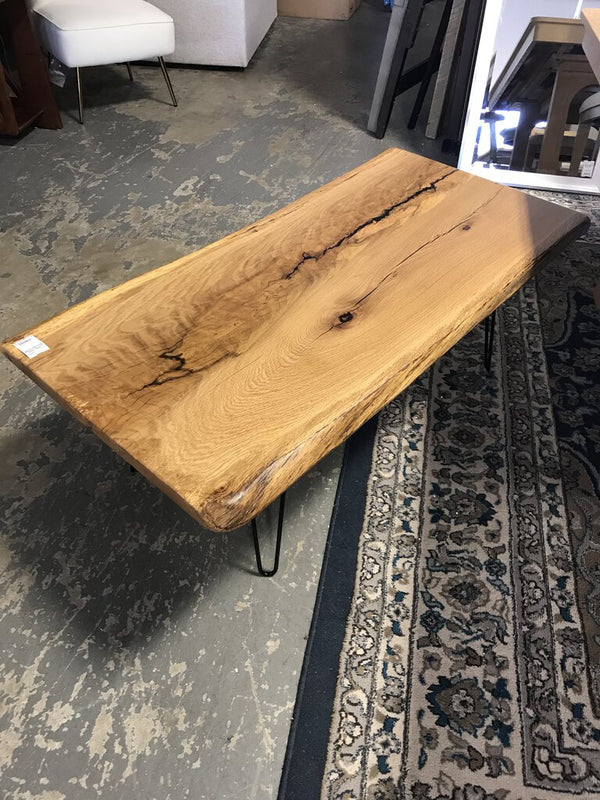 White Oak Live Edge 50"(L)x25.5"-24"(W)