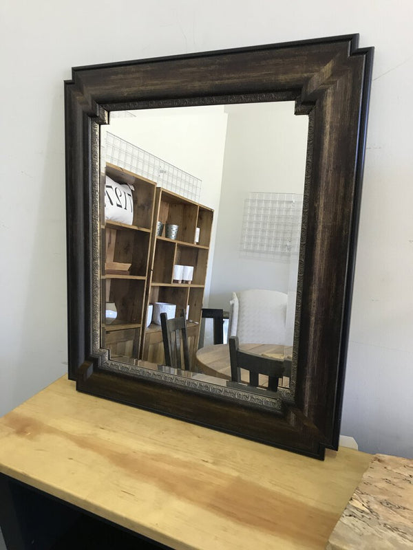 Dark Framed Mirror (20" x 24")