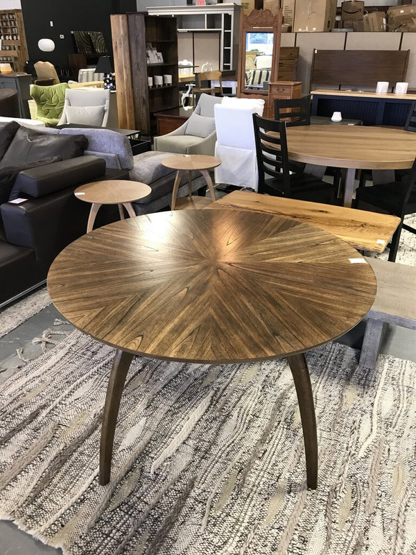 Sunburst Inlay Dining Table