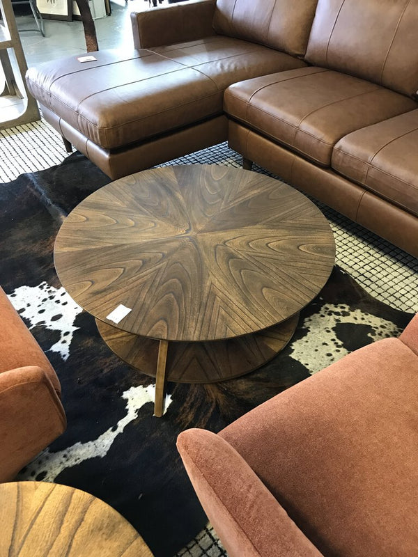 Sunburst Inlay Coffee Table