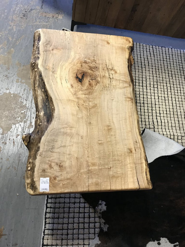 Live Edge Coffee Table - Maple (39"W x 22" - 26"D x 18"H)