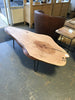 Ash Live Edge Coffee Table (66"W x 28"- 9"D x 18"H