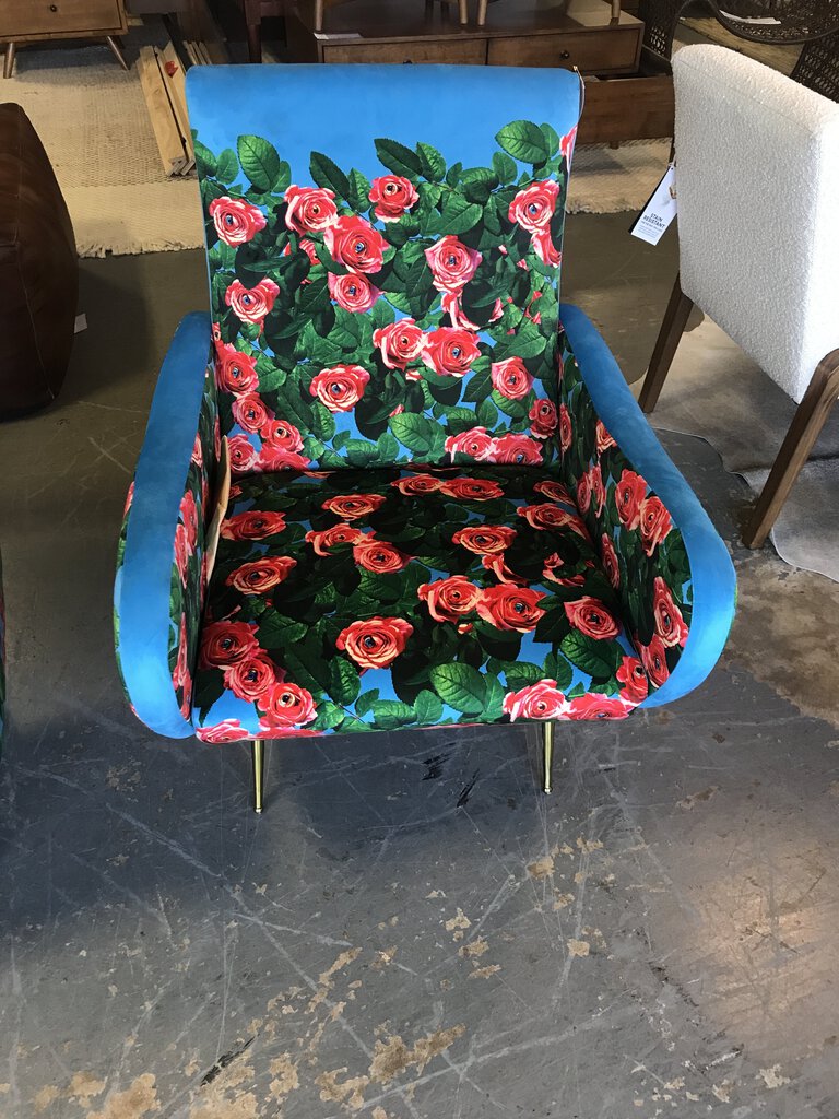 Toiletpaper Wooden Armchair - Roses