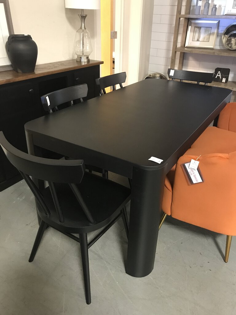 Lauren Modern Dining Table -Black (72"L x 36"W)