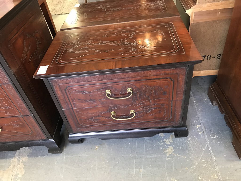 Drexel Asian Style Nightstand