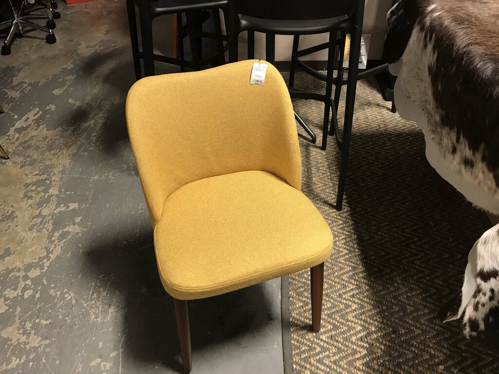 Barbara Dining Chair-Set of 2, MUSTARD