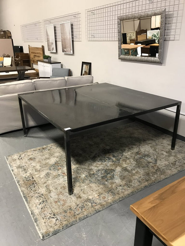 Industrial Modern Dining Table - Steel (6' x 6')